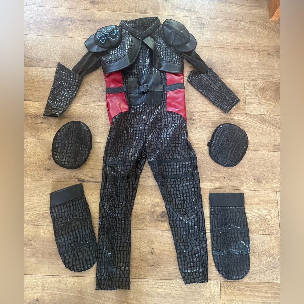 Black and Red Kids Costume